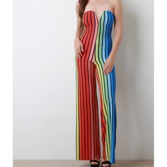 Sj style multi-colored jumpsuit - Picture 1 of 6